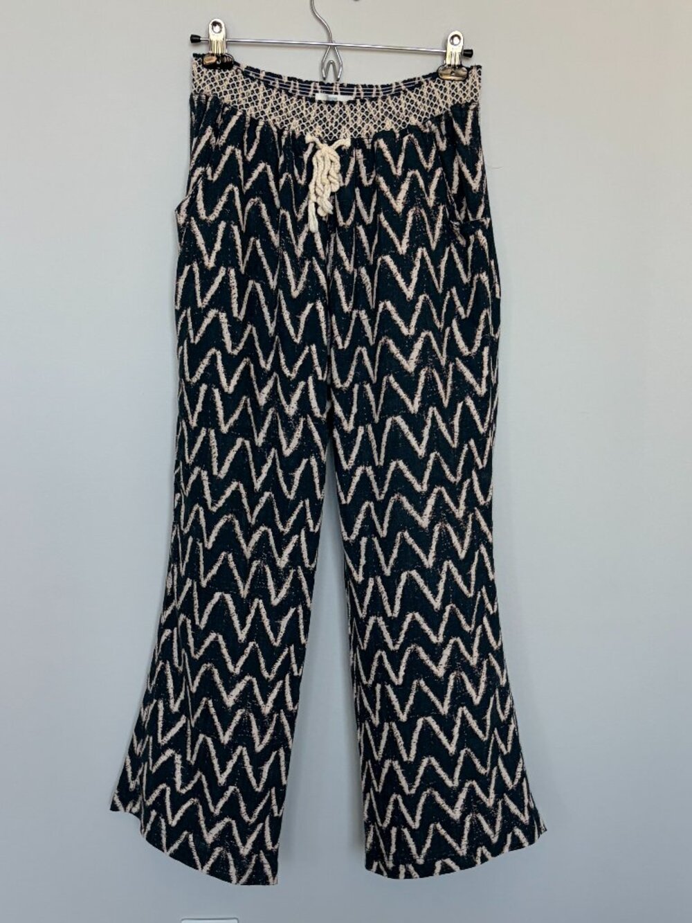 Cali 1850 Navy Linen Blend Pants XL